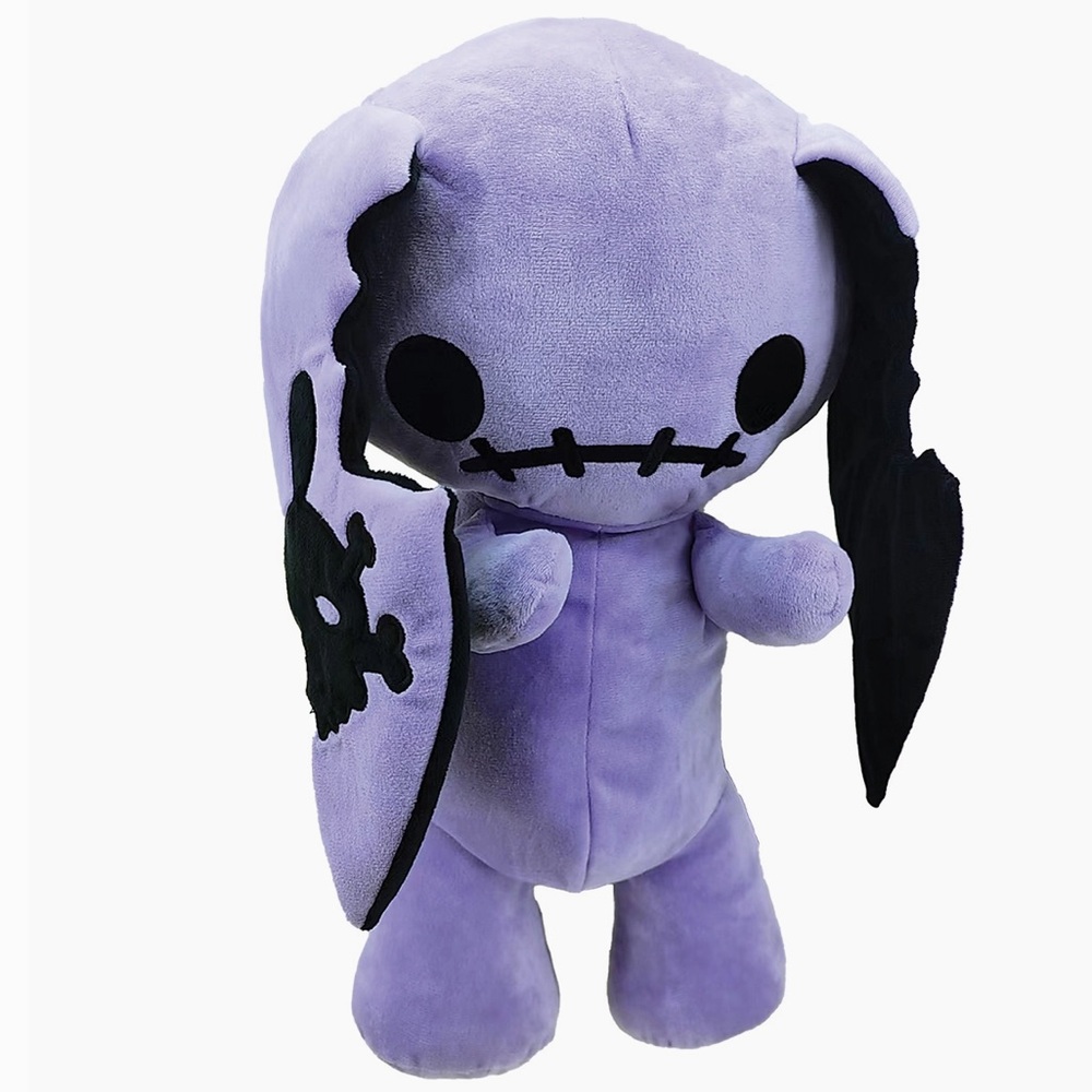 Goth Bunny Purple Black Cosplay Floppy Eared Backpack Handbag